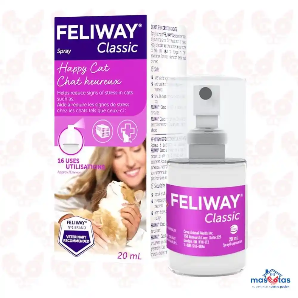 Feliway Classic Feromonas Para Gato Spray 20 Ml