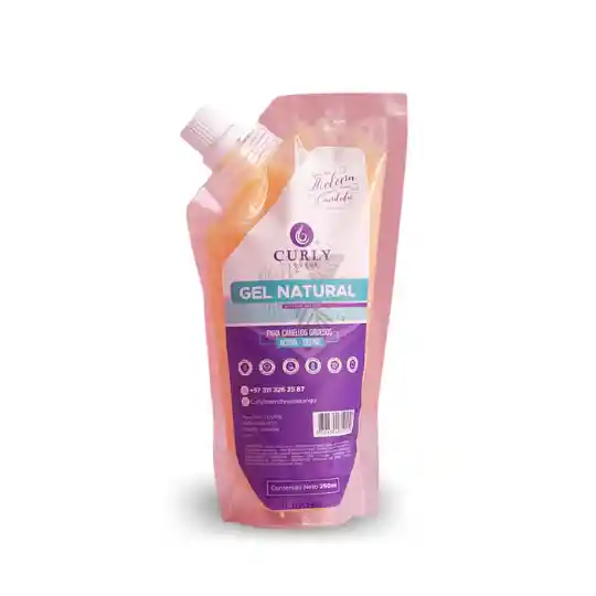 Refill Gel Natural Para Cabello Grueso Curly Lovers