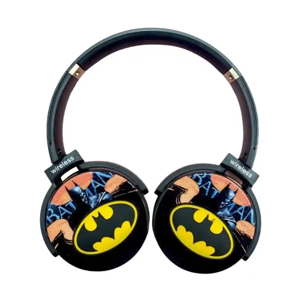 Auricular Diadema Bluetooth Niños Diseños Clases Virtuales Inalambrica Kr-6000 Batman