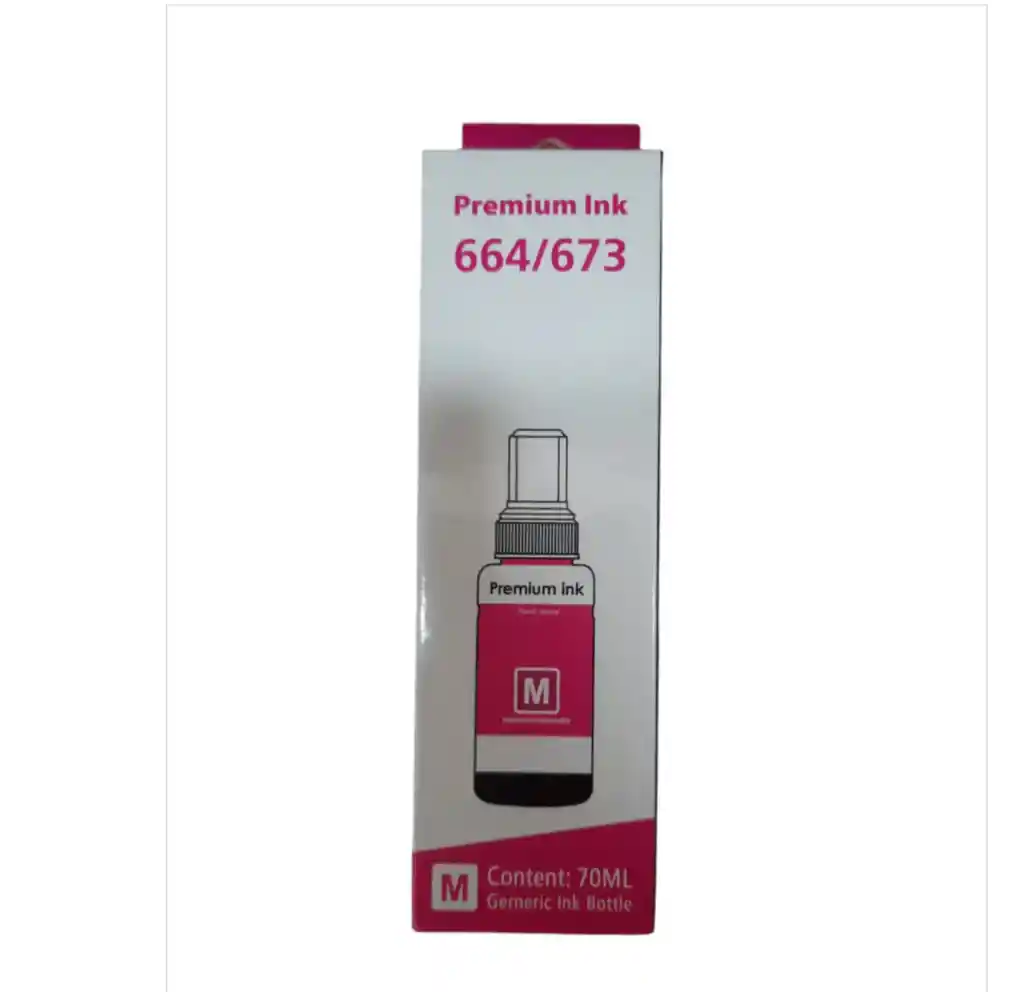 Tinta 664 Epson Magenta Genérica Para Impresora L120, L200, L210, L355