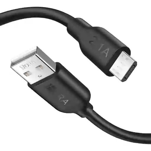 Cable Usb A V8 Para Carga Y Transferencia De Datos 1hora Negro Cab236