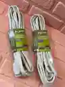 Extencion Electrica 15ft 4.5 Metros Cable Blanco