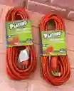 Extencion Electrica Cable Naranja 10 Metros