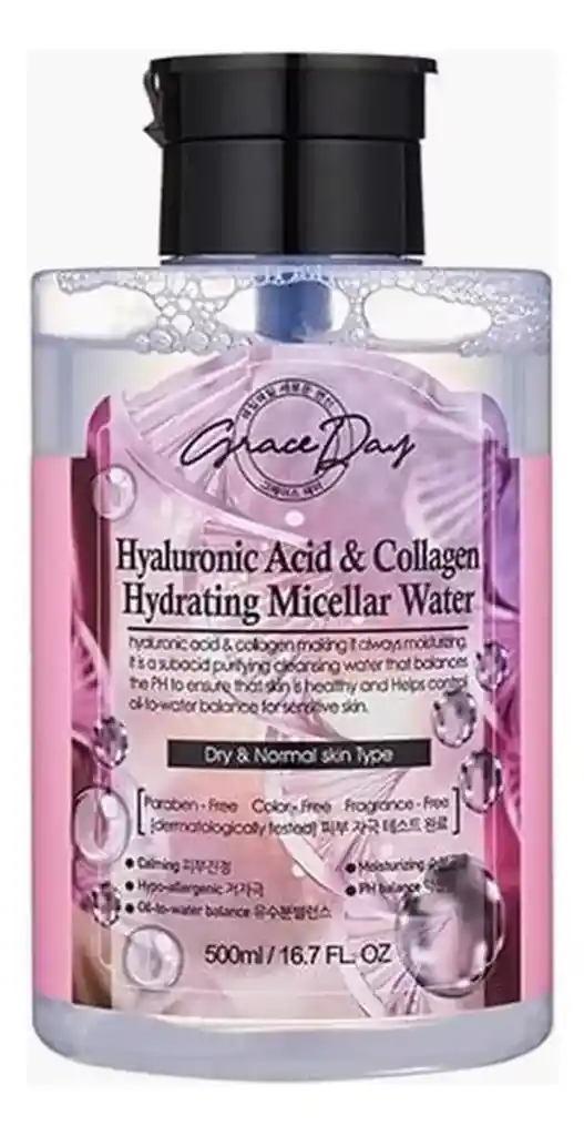 Grace Day Agua Micelar Hialuronico 500ml