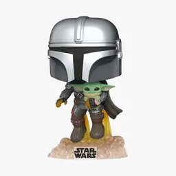 Funko Pop Star Wars Figura Coleccionable Mandalorian With The Child 402
