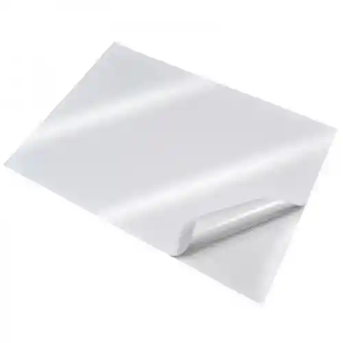 Papel Adhesivo Tamaño Carta X10 - Propalcote, Blanco