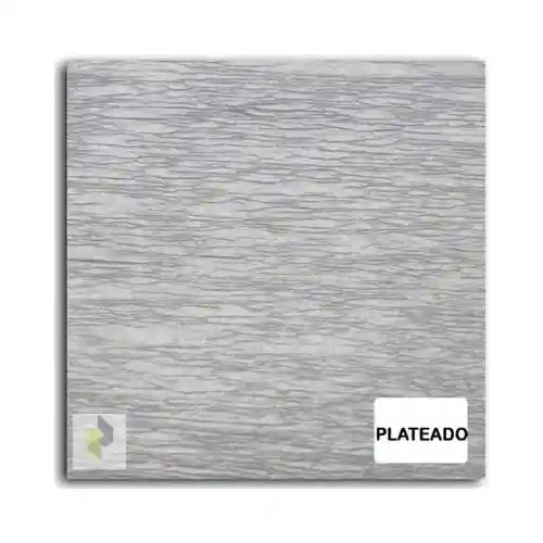 Papel Crepe - Plata Metalizado