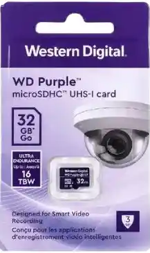 Memoria Microsd Western Digital Purpura De 32gb