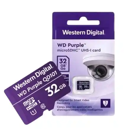 Memoria Microsd Western Digital Purpura De 32gb