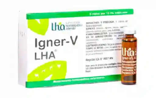 Igner -v Lha Ampolla X 10ml