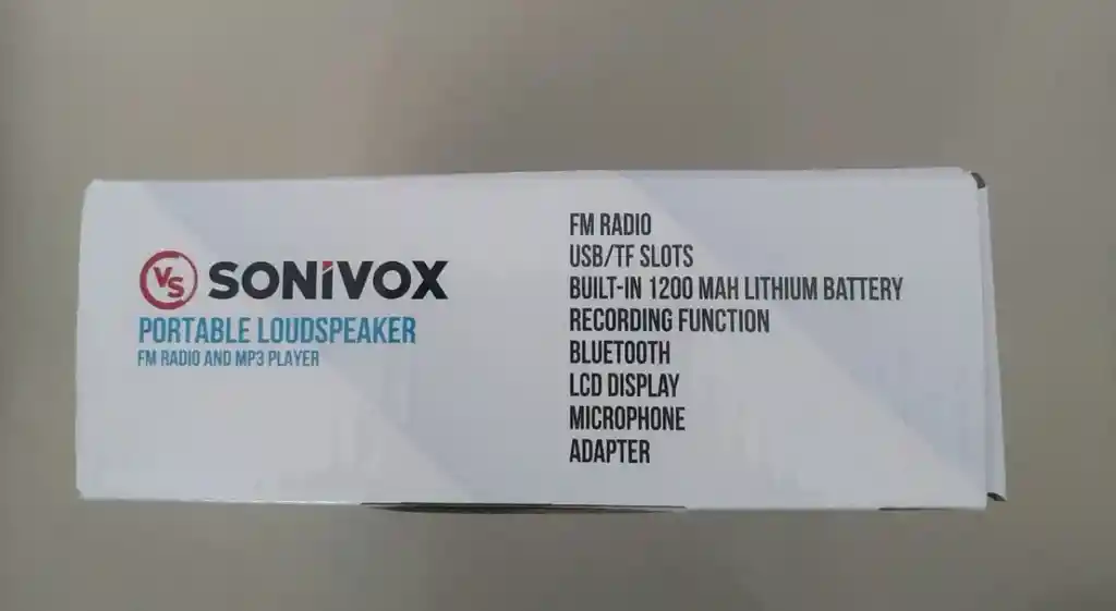 Parlante Megafono Con Micrófono Tipo Diadema Bluetooth Sonivox