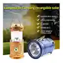 Linterna Led Caperuza Recargable Solar Camping Usbs H5800t