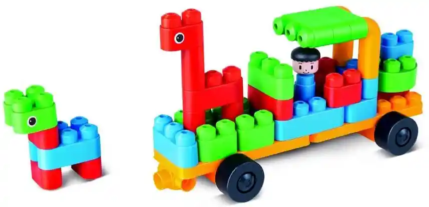 Set De Construcción Motricidad Guardia Del Zoológico Niños