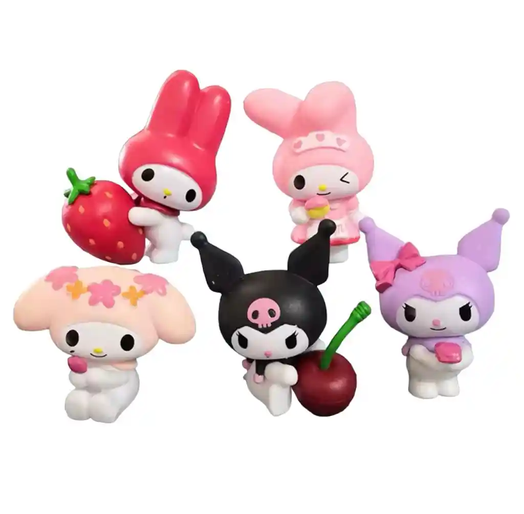 Colección Kuromi Y My Melody Sanrio X5