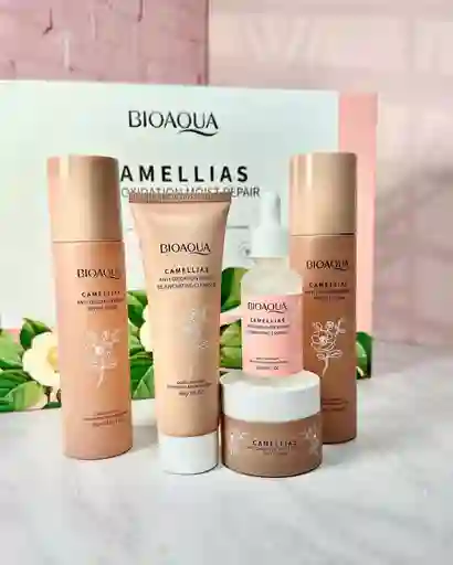 Kit Facial Camellias Antiarrugas Bioaqua