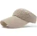 Visera Deportiva Gorra De Sol Running Gorro Unisex Beige