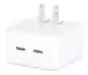 Cargador Iphone Carga Rapida Para Carga Doble + Cable Lightning 50w