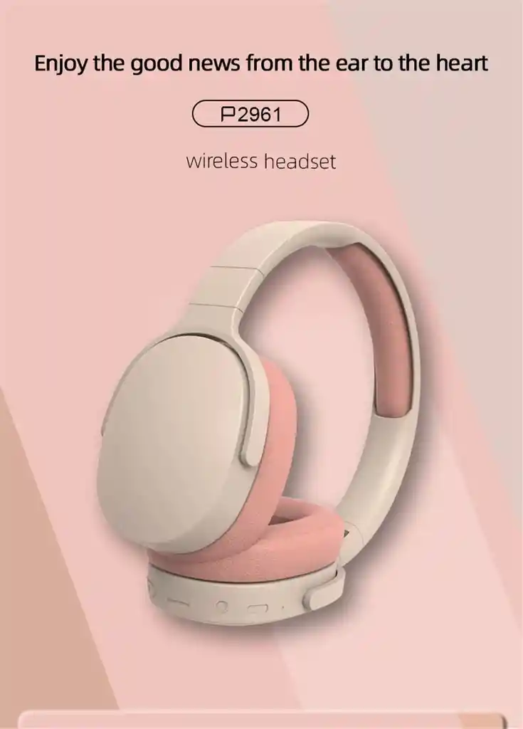 Audífonos Bluetooth P2961 Unisex