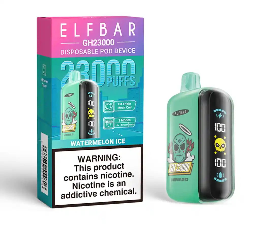 Vape Elfbar Watermelon Ice 23.000 Puffs