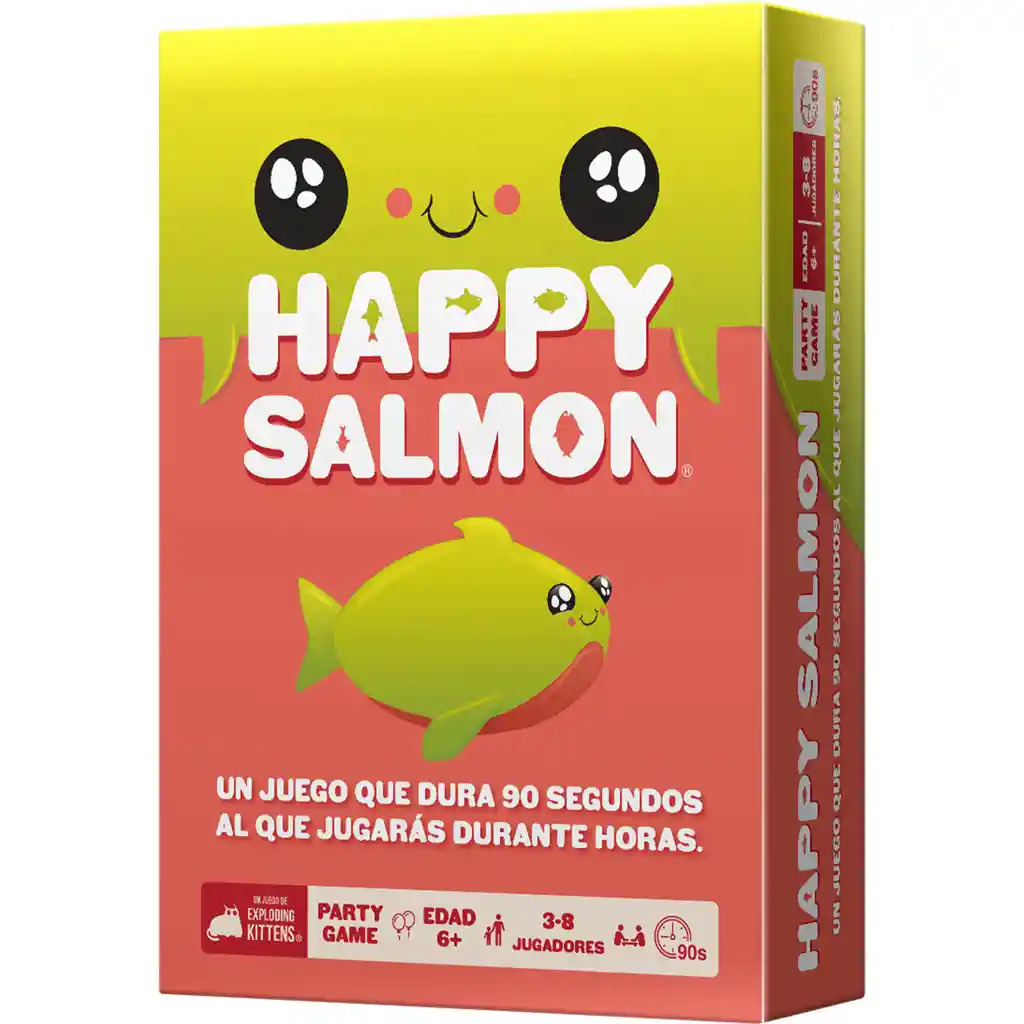 Juego De Mesa Divertido De Cartas Happy Salmon Para Familia