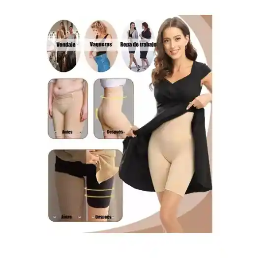 Faja Pantalón Moldeadora Para Mujer Medio