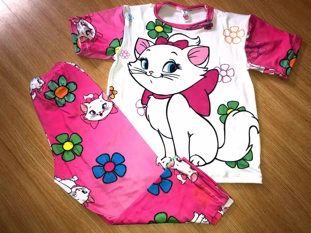 Pijama Niña Gata Talla 6