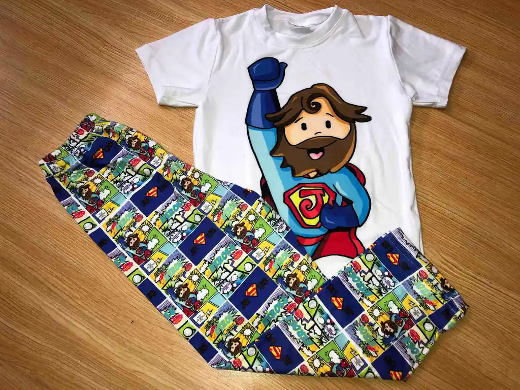 Pijama Niño Super Jesus Talla 66