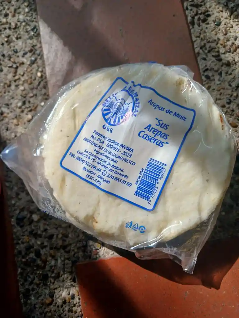 Arepa Delicias Del Maizal X 5 Gruesa