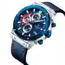 Reloj Naviforce Original Nf 8027 Cuero Hombre + Estuche