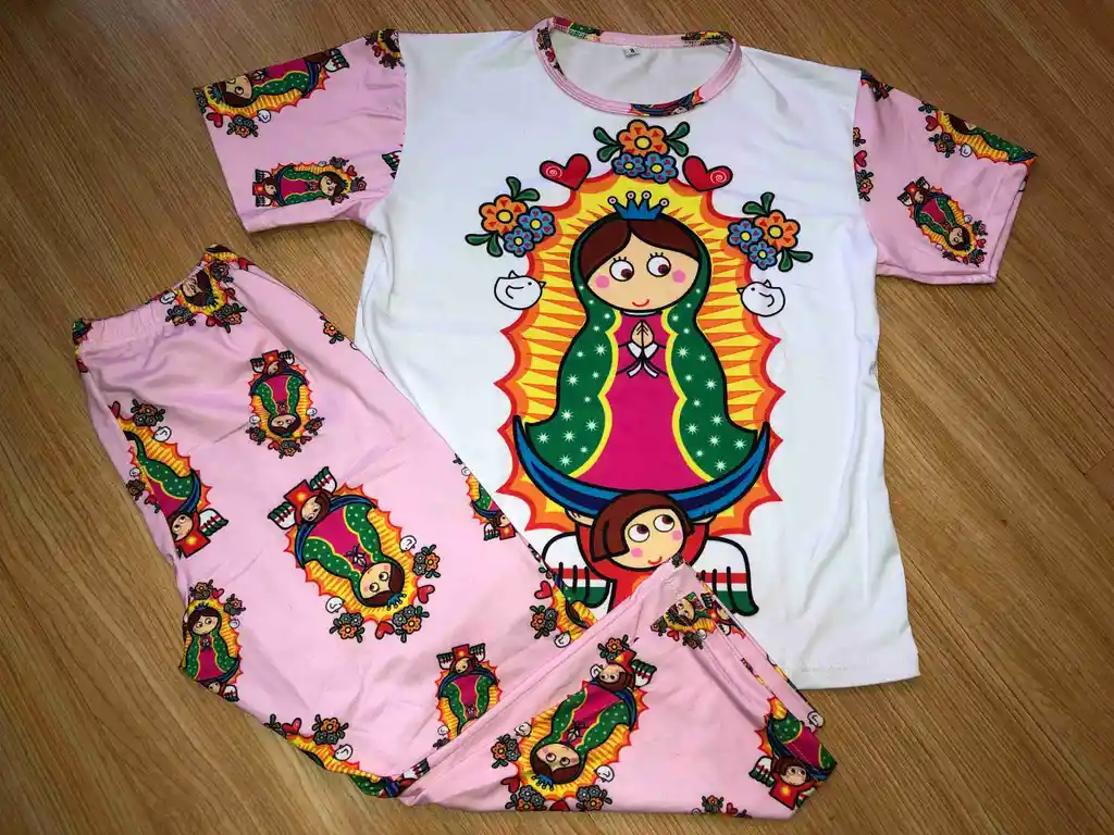 Pijama Niña Virgen De Guadalupe Tallla 8