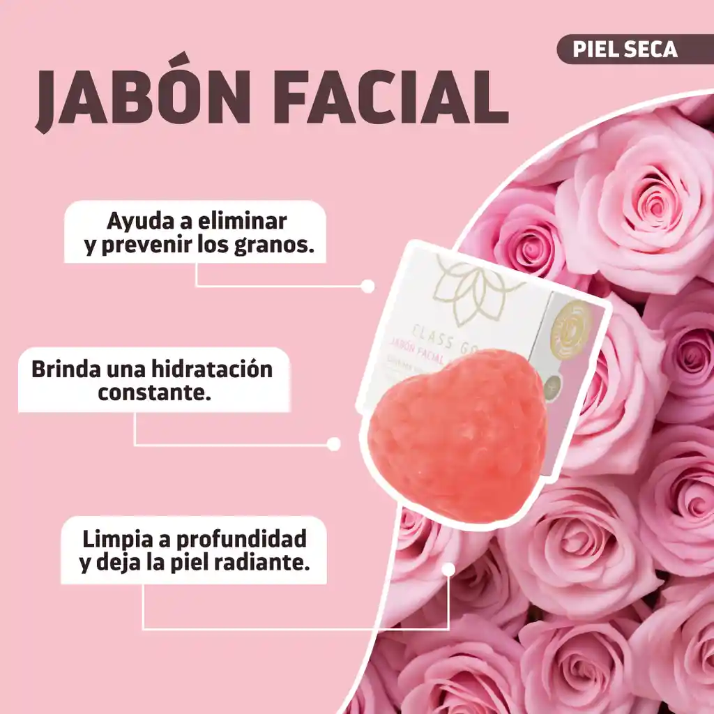 Jabón Facial Antioxidante Piel Seca