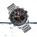 Reloj Naviforce 9182 Acero Hombre Acero Casual + Estuche