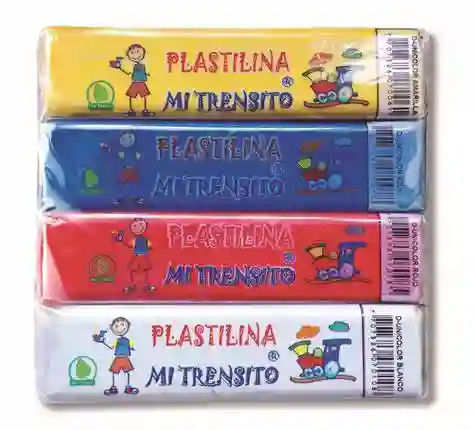 Plastilina En Barra Mi Trensito Surtida 55gr X12u