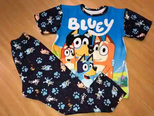 Pijama Niño Bluey Talla 8