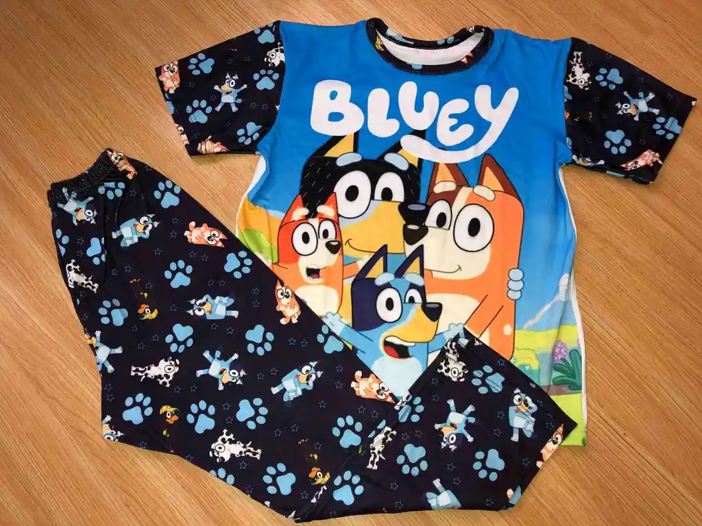 Pijama Niño Bluey Talla 8