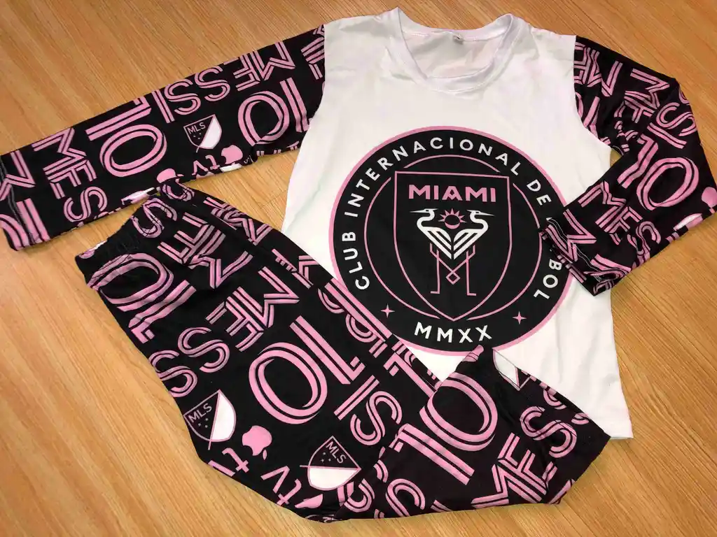 Pijama Niño Inter De Miami Talla 8