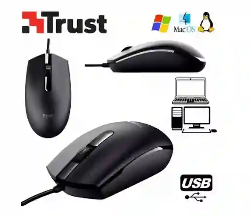 Mouse Trust Alambrico Basi Alambrico