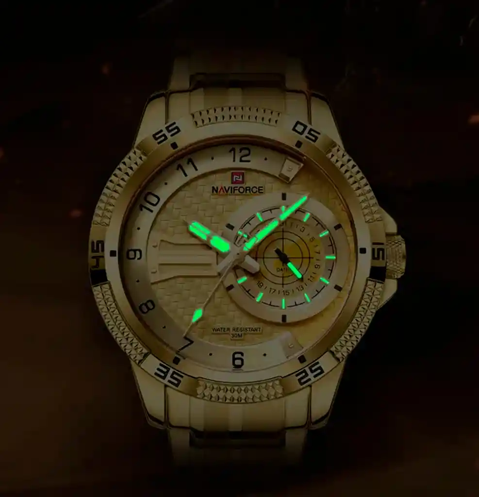 Reloj Naviforce Original Nf 9206 Acero Inoxidable + Estuche