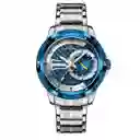 Reloj Naviforce Original Nf 9206 Acero Inoxidable + Estuche