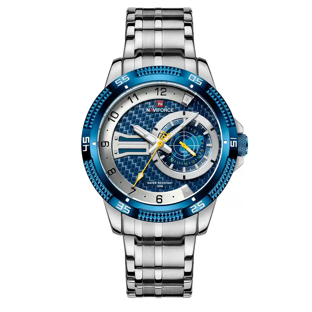 Reloj Naviforce Original Nf 9206 Acero Inoxidable + Estuche
