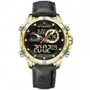 Reloj Naviforce Original Nf 9208 Casual Cuero + Estuche