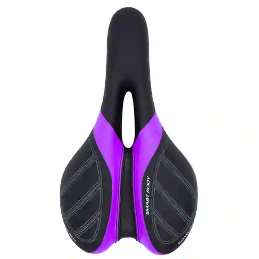 Sillín/asiento Para Bicicleta - Marca Mtb Stl Smart Body Anti Prostático - Morado