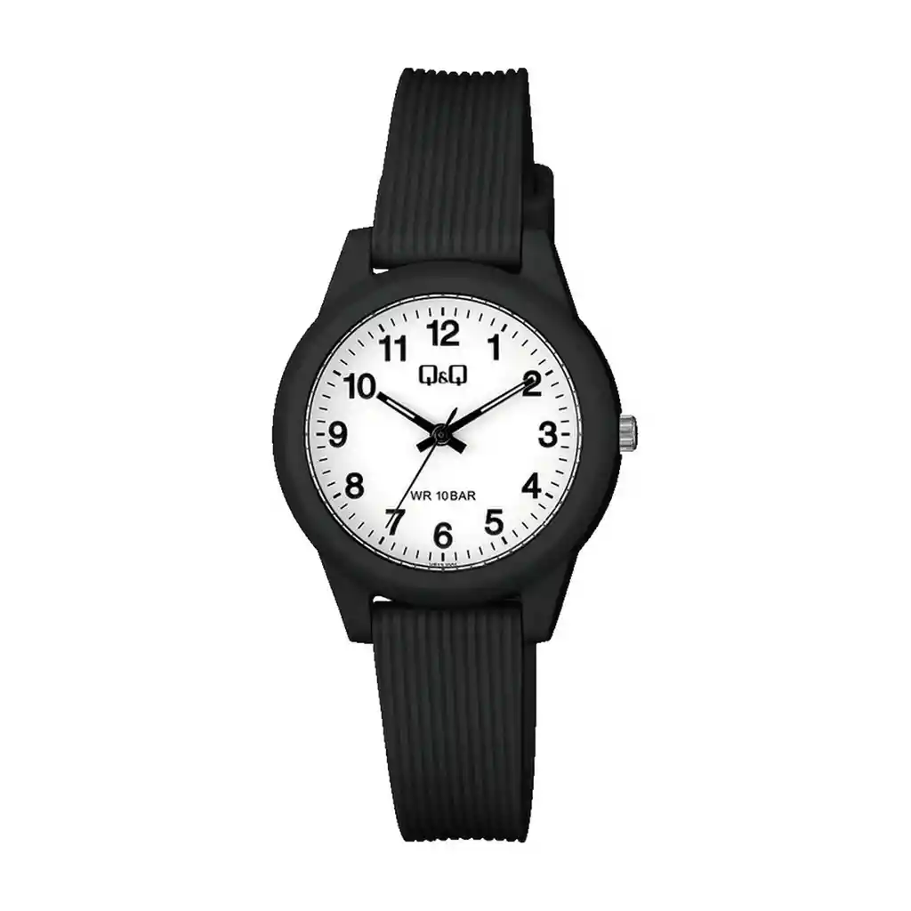 Reloj Qq Qyq Vs13j001y Deportivo Goma Dama + Estuche