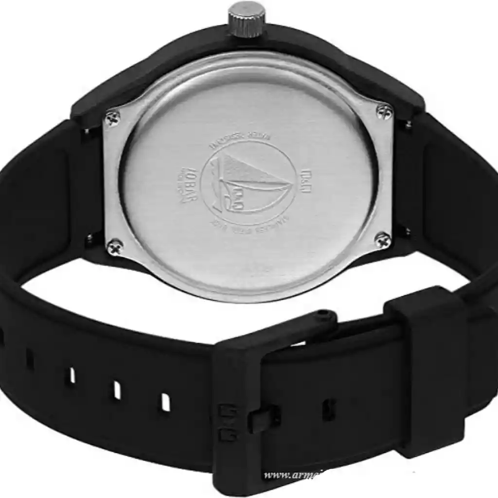 Reloj Qq Qyq Vr28j023y Deportivo Silicona Hombre + Estuche