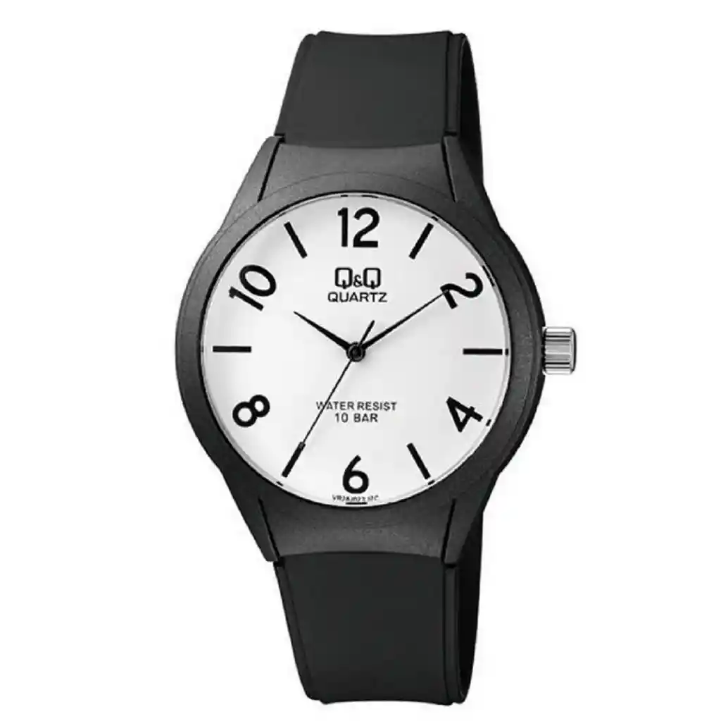 Reloj Qq Qyq Vr28j023y Deportivo Silicona Hombre + Estuche