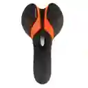 Sillín/asiento Para Bicicleta Mtb - Marca Stl Smart Body Anti Prostático - Naranja