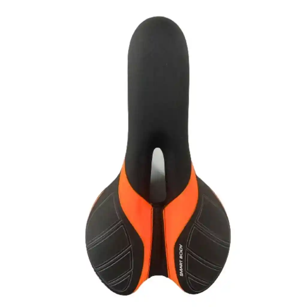 Sillín/asiento Para Bicicleta Mtb - Marca Stl Smart Body Anti Prostático - Naranja