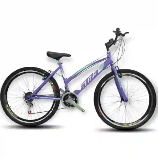 Bicicleta Todo Terreno - Rin 26 Doble Pared Atila 18 Cambios - Lila