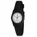 Reloj Para Mujer Qq Vq03j010y Negro + Estuche