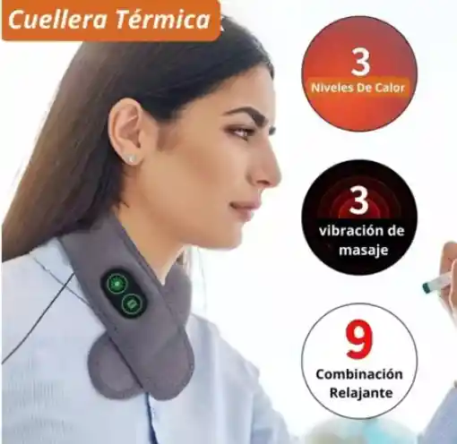 Masajeador Cuello Vibración Calefacción